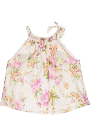 ZIMMERMANN Top smanicato a fiori