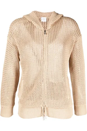 ELEVENTY Cardigan con cappuccio