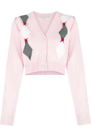 Alessandra Rich Cardigan a fiori