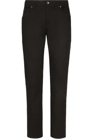 Dolce & Gabbana Jeans slim con placca logo