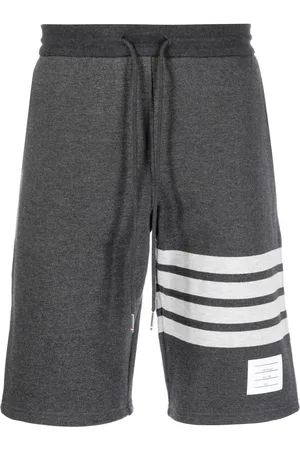 Thom Browne Shorts sportivi con dettaglio a righe