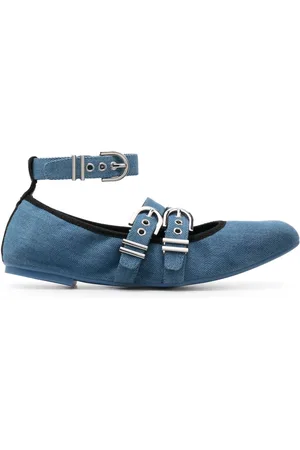 Stuart Weitzman Ballerine Maverick denim