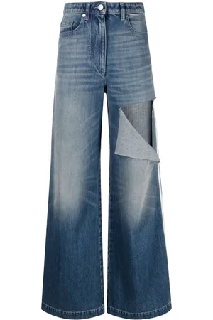 Peter Do Jeans a gamba ampia con effetto vissuto