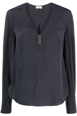 Brunello Cucinelli Blusa con perline