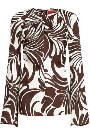 La DoubleJ Blusa con stampa astratta