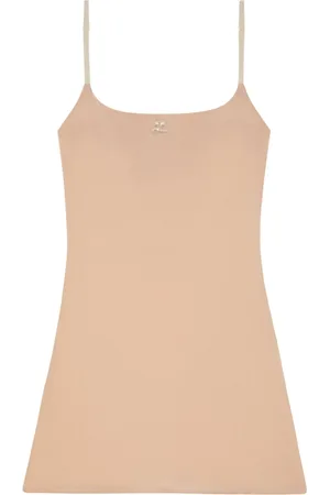 Courrèges Abito corto smanicato con stampa