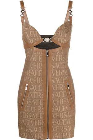 VERSACE Abito corto con motivo Allover