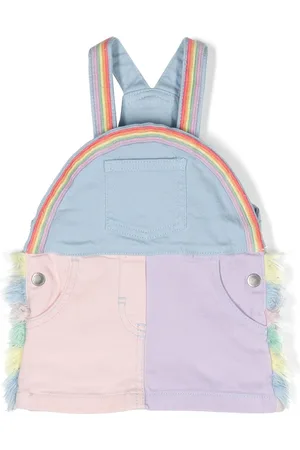 Stella McCartney Abito denim con design patchwork
