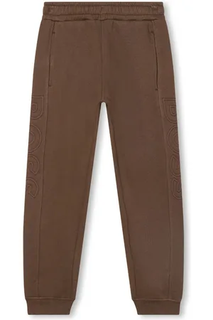 HUGO BOSS Pantaloni sportivi con logo goffrato