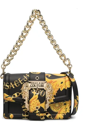 VERSACE Borsa a tracolla Chain Couture in finta pelle