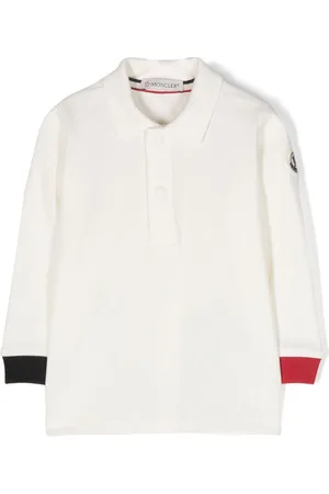 Moncler Polo a maniche lunghe con applicazione