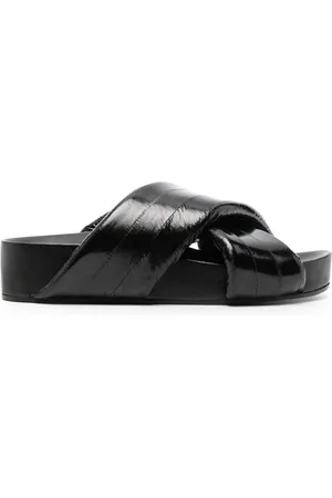 Jil Sander Sandali con fasce incrociate