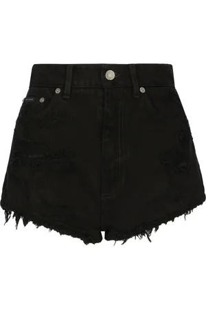 Dolce & Gabbana Shorts denim con effetto vissuto