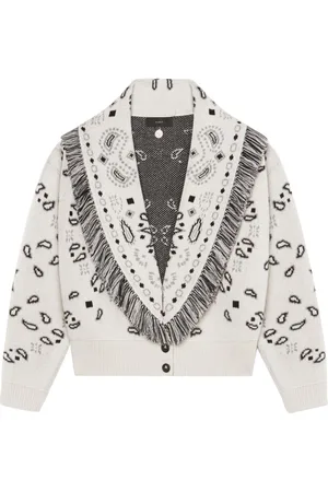 Alanui Cardigan crop Bandana Jacquard