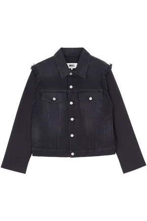 Maison Margiela Giacca denim con effetto vissuto