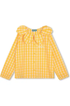Kenzo Camicia a quadri con ricamo