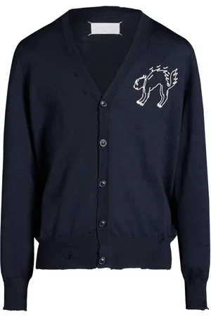 Maison Margiela Cardigan con intarsi