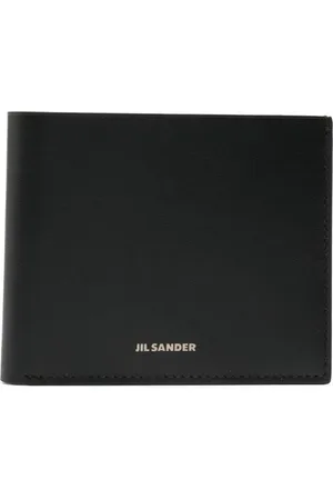 Jil Sander Portafoglio bi-fold con logo goffrato