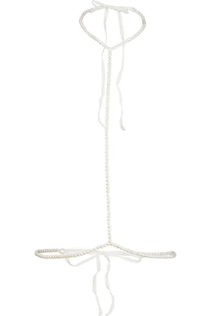 FLEUR DU MAL Imbracatura con perle
