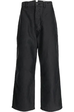 DANTON Pantaloni a gamba ampia