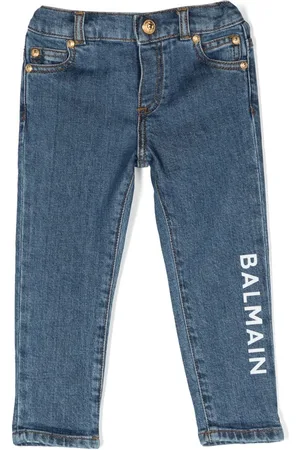 Balmain Jeans dritti con stampa