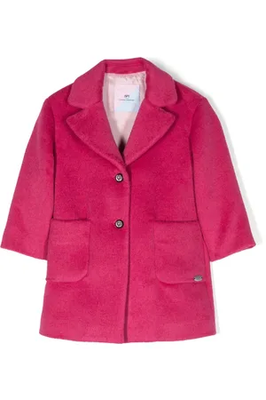 Chiara Ferragni Cappotto monopetto con placca logo
