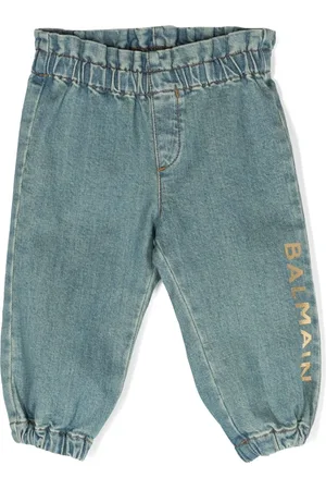 Balmain Jeans affusolati con stampa