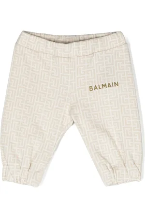 Balmain Pantaloni sportivi con motivo monogramma