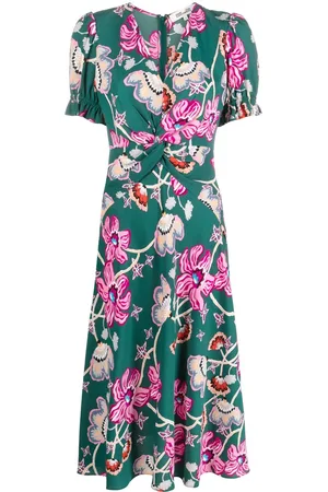 Diane von Furstenberg Abito Anaba a fiori