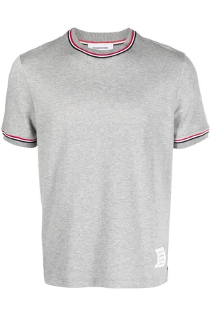 Thom Browne T-shirt girocollo con applicazione
