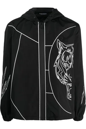Philipp Plein Giacca a vento Tiger Court Edition