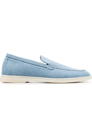 Scarosso Mocassini denim con punta smussata