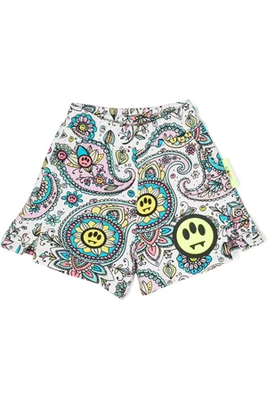 BARROW Shorts sportivi con stampa paisley
