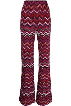 Missoni Pantaloni con stampa a zigzag
