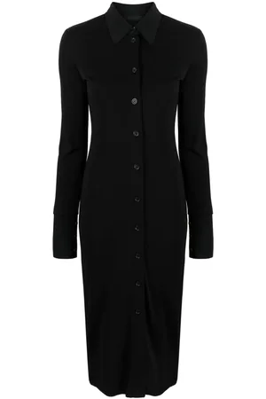 Helmut Lang Chemisier midi con bottoni