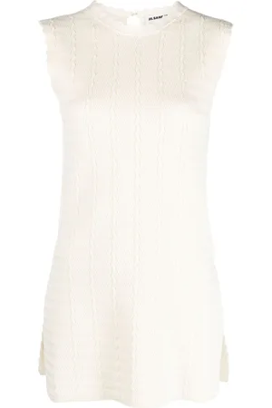 Jil Sander Top smanicato