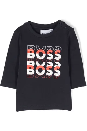 HUGO BOSS Top a maniche lunghe con stampa