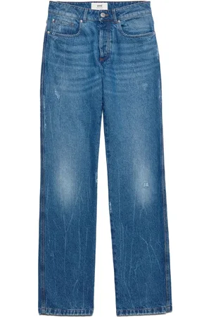 Ami Jeans dritti a vita bassa