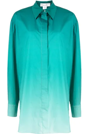 Oscar de la Renta Giacca-camicia effetto sfumato