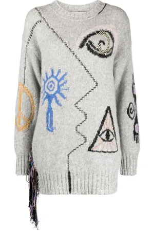 Stella McCartney Maglione Folk con ricamo