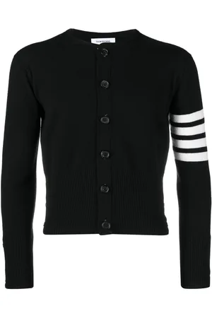 Thom Browne Cardigan con dettaglio a righe
