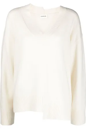 P.A.R.O.S.H. Maglione con scollo a V asimmetrico
