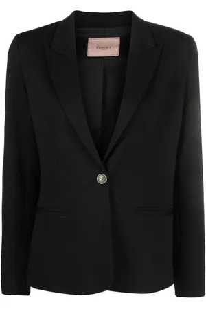 Twin-Set Blazer monopetto con logo