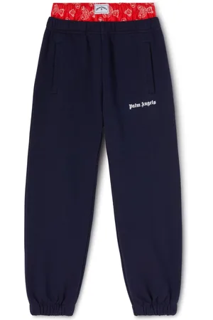 Palm Angels Pantaloni sportivi Bears con vita elasticizzata
