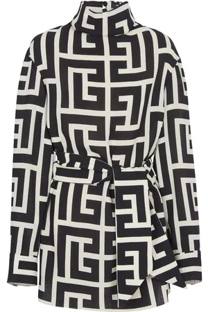 Balmain Blusa con monogramma