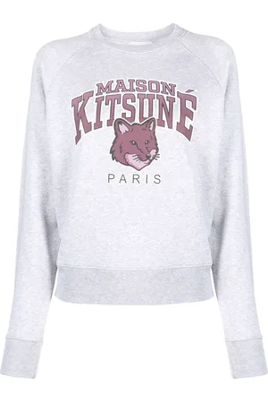 Maison Kitsuné Maglione Fox con effetto m??lange