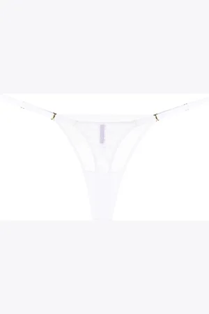 MAISON CLOSE Tanga semi trasparente Mini