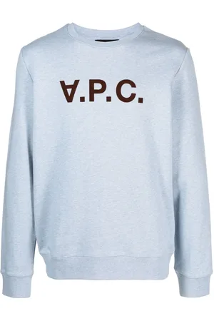 A.P.C. Felpa VPC con logo floccato