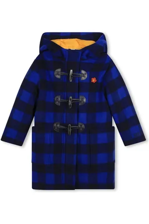 Kenzo Cappotto Boke Flower a quadri