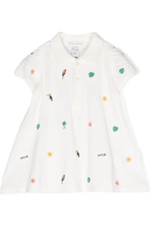 Ralph Lauren Abito in stile polo con ricamo